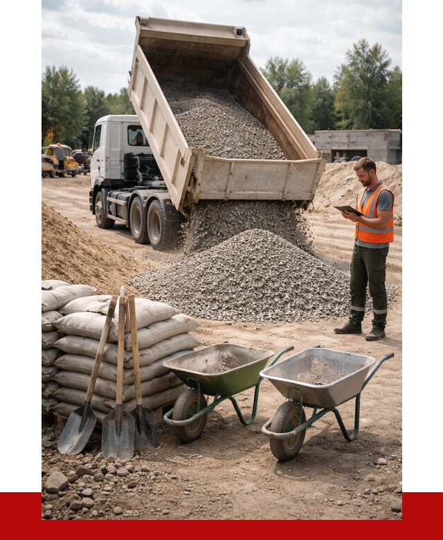 Доставка нерудных материалов в Арсеньеве от 1234 руб. | ПРОНЕРУДРсн