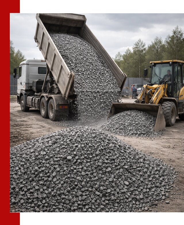 Доставка и продажа щебня гранитного в Арсеньеве