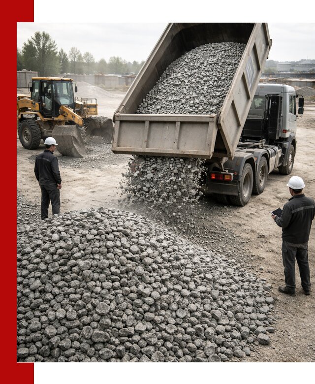 Доставка гранитного щебня фракции 20-40 в Арсеньеве