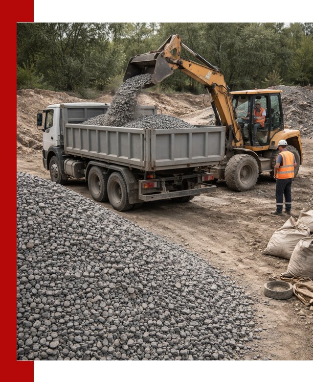Доставка гравийного щебня в Арсеньеве оптом и в розницу