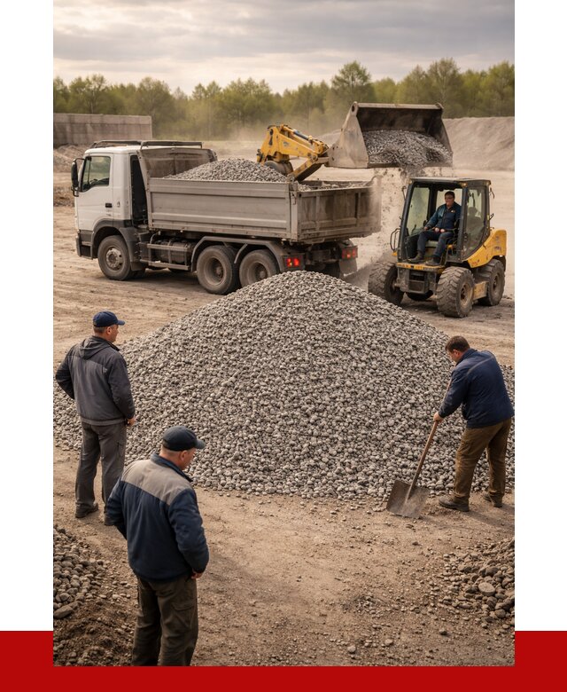 Гравийный щебень фракция 5-20 в Арсеньеве от 2467 р. ПРОНЕРУДРсн
