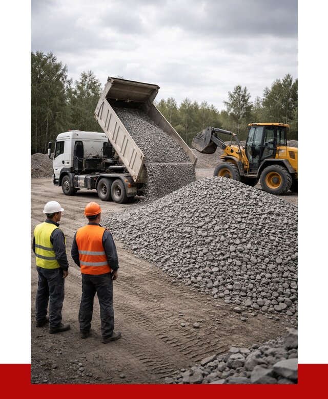 Гравийный щебень фракция 40-70 в Арсеньеве от 9766р | ПРОНЕРУДРсн