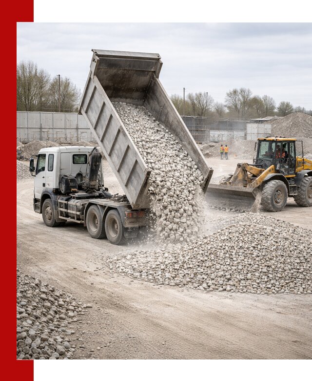 Доставка и продажа известнякового щебня в Арсеньеве