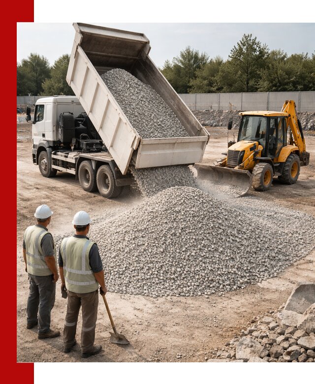 Купить известняковый щебень фракции 5–10 мм с доставкой в Арсеньеве