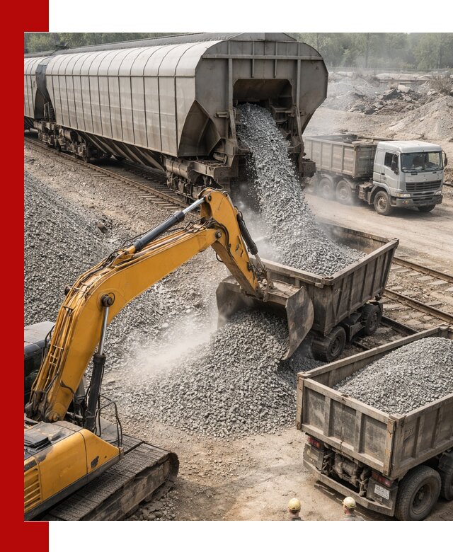 Доставка железнодорожного щебня в Арсеньеве крупными партиями быстрого отгруза