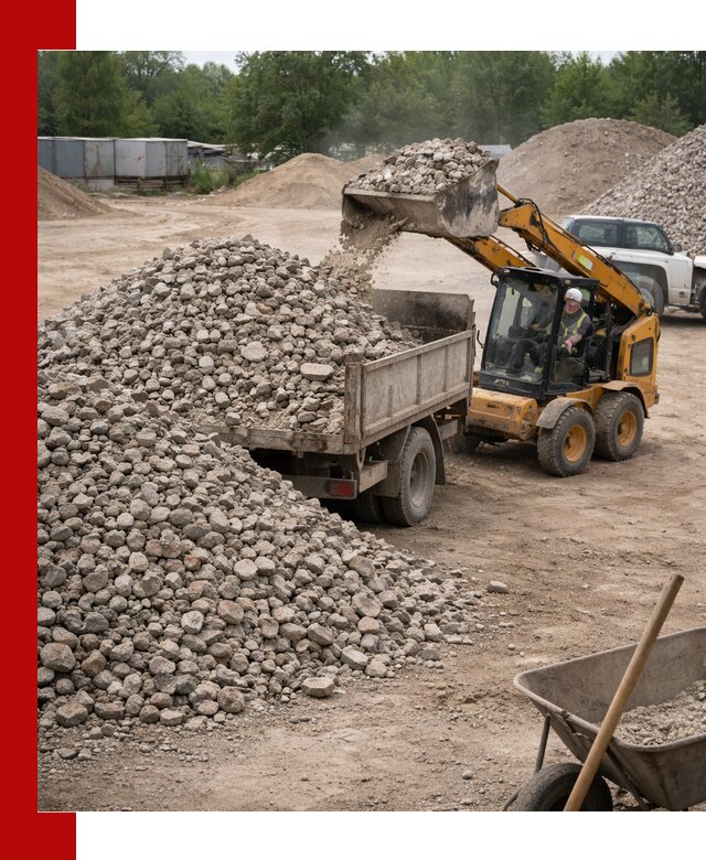 Доставка вторичного щебня в Арсеньеве для строительных работ