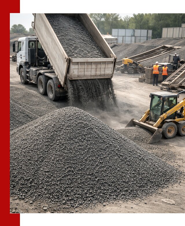 Вторичный щебень фракция 0–5 с доставкой в Арсеньеве