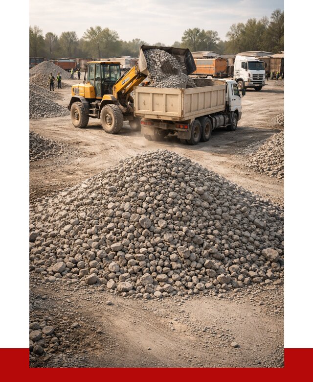 Вторичный щебень фракция 40-70 в Арсеньеве от 1789 р, ПРОНЕРУДРсн