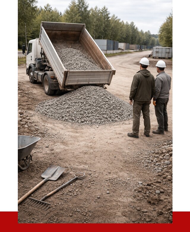 Бетонный щебень фракция 5-20 в Арсеньеве от 3290 р., ПРОНЕРУДРсн