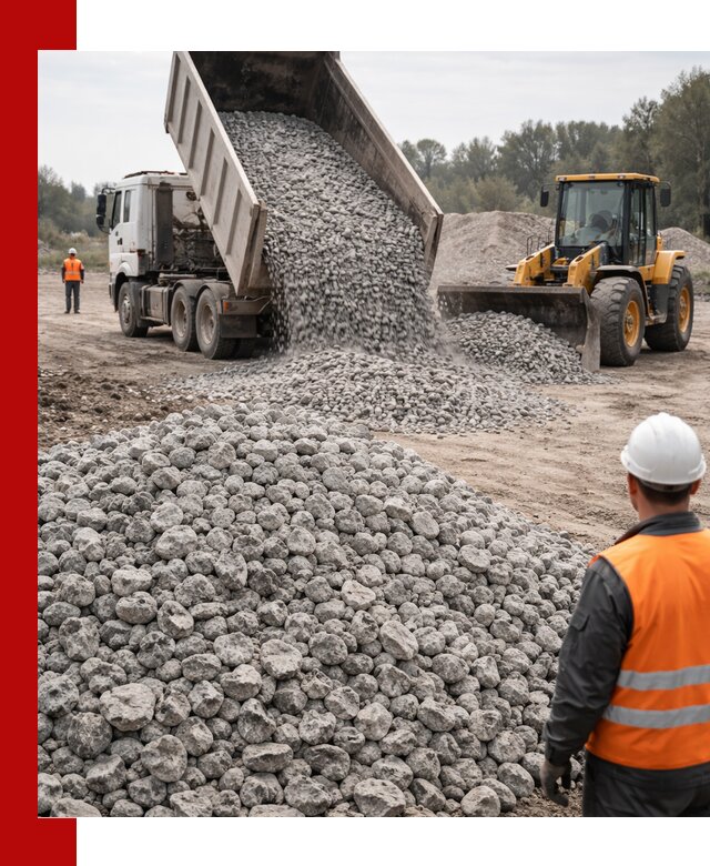 Доставка бетонного щебня фракции 20-40 в Арсеньеве