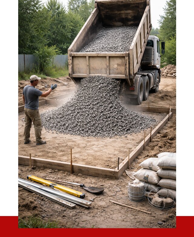 Купить щебень для фундамента в Арсеньеве от 4626 р. | ПРОНЕРУДРсн