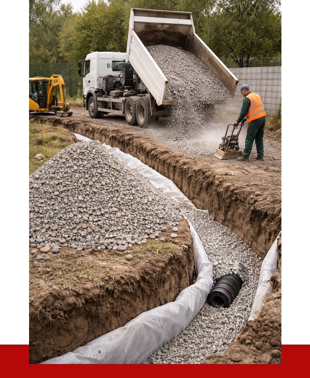 Щебень для дренажа в Арсеньеве от 1902 р., ПРОНЕРУДРсн доставка
