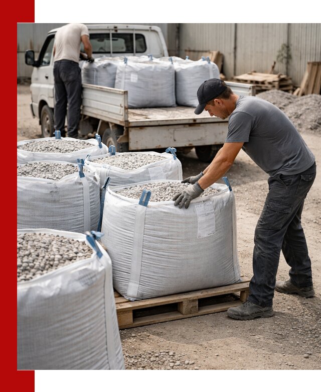 Доставка щебня в мешках по выгодным ценам в Арсеньеве