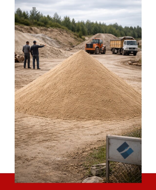 Карьерный песок навалом в Арсеньеве от 1850 р. | ПРОНЕРУДРсн