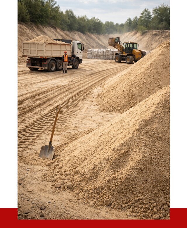 Карьерный песок мелкозернистый в Арсеньеве от 9252 р. | ПРОНЕРУДРсн