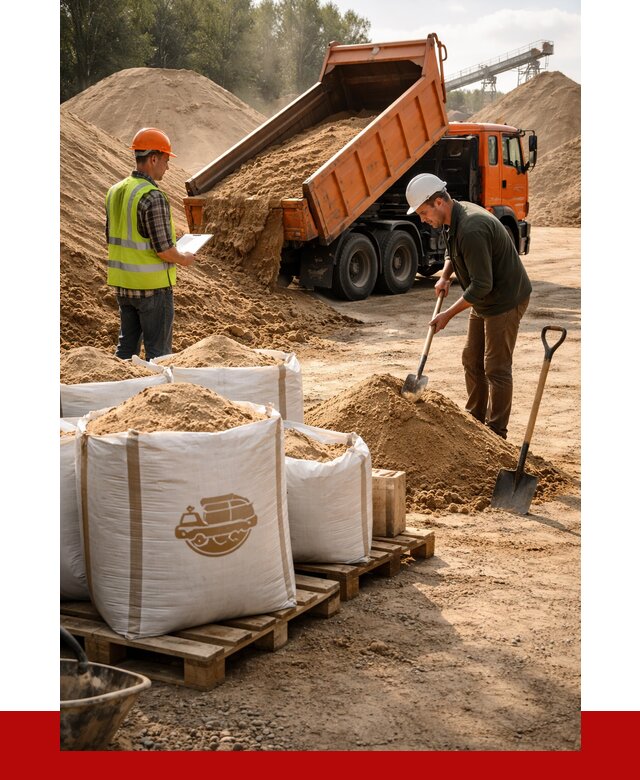 Строительный песок в Арсеньеве от 2262 р. с доставкой, ПРОНЕРУДРсн