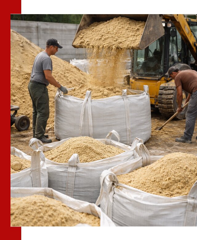 Поставка качественного песка для кладки в Арсеньеве