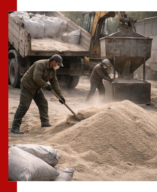 Кварцевый песок для пескоструя в Арсеньеве — доставка и качество