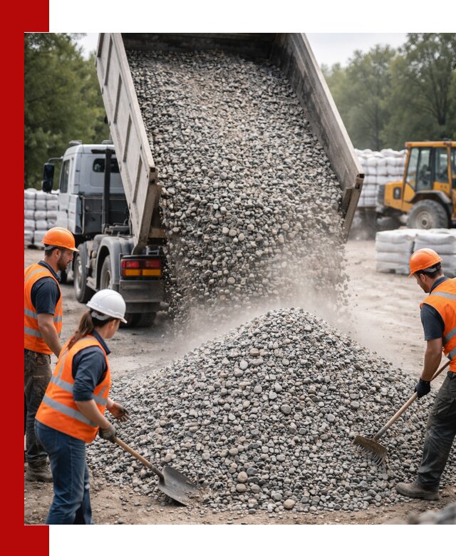 Доставка гравия и камня в Арсеньеве оптом и в розницу