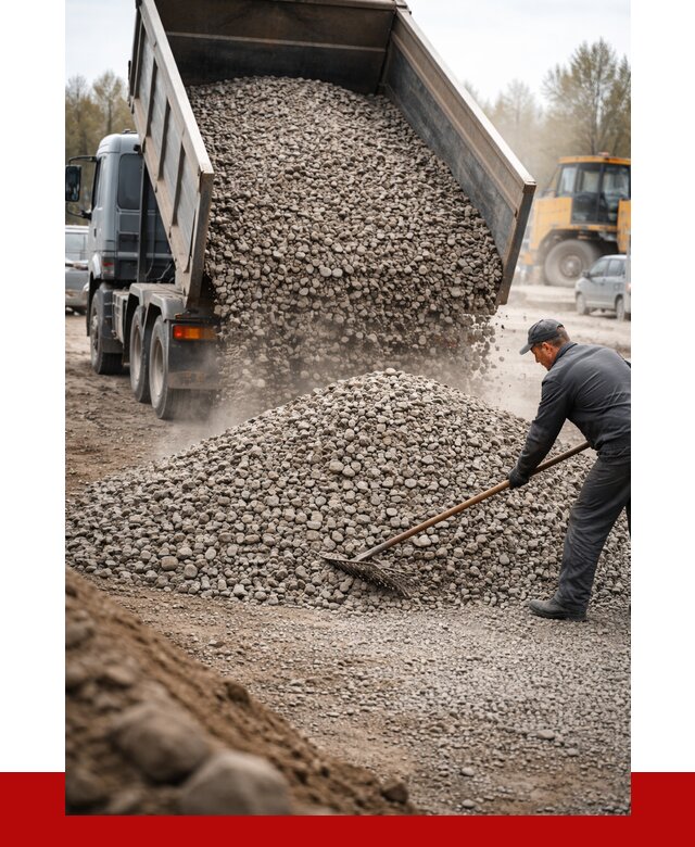 Гравий фракция 20-40 в Арсеньеве от 2570 р. доставка | ПРОНЕРУДРсн