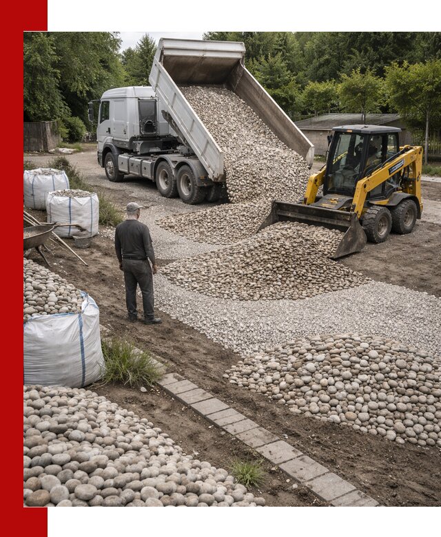 Доставка морской гальки оптом и в розницу в Арсеньеве
