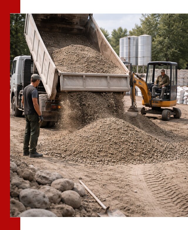 Доставка ПГС С3 в Арсеньеве самосвалами и миксерами