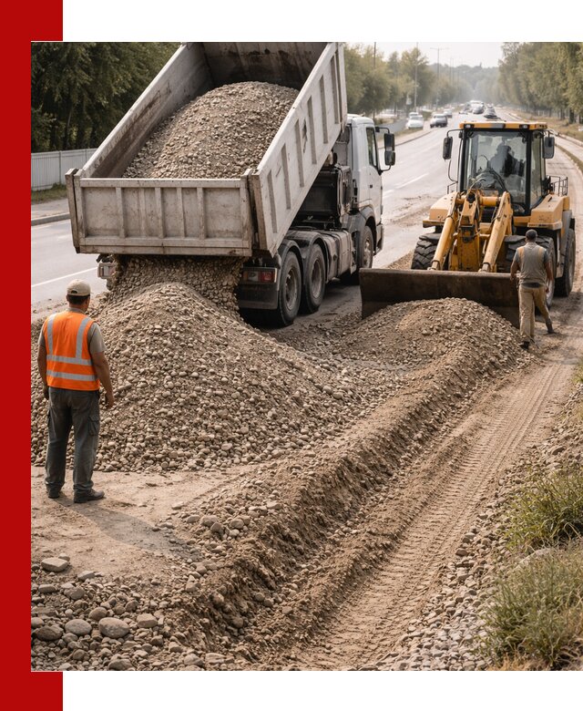 Опгс для устройства дорог и подсыпки в Арсеньеве