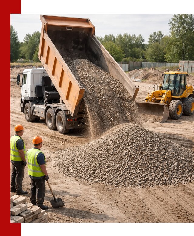 Доставка щебёночно-песчаной смеси ЩПС С7 в Арсеньеве