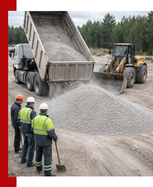 Известняковый отсев 0-5 доставка в Арсеньеве быстро и выгодно