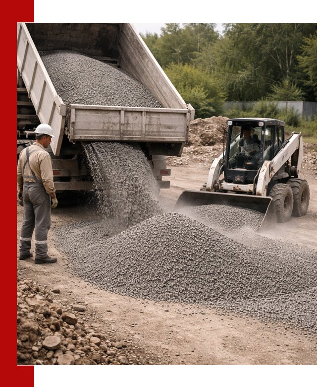 Доставка гравийного отсева 0-5 в Арсеньеве оптом и в розницу