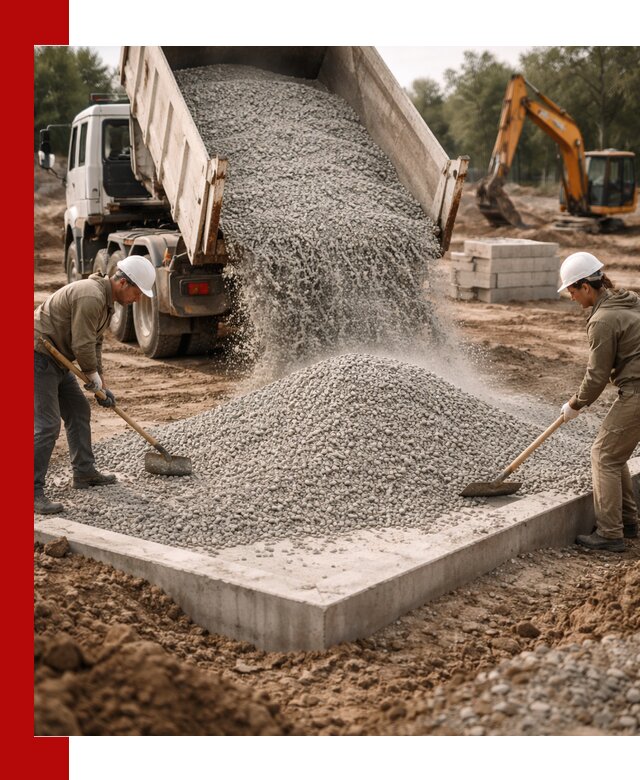 Доставка и продажа отсева для бетона в Арсеньеве