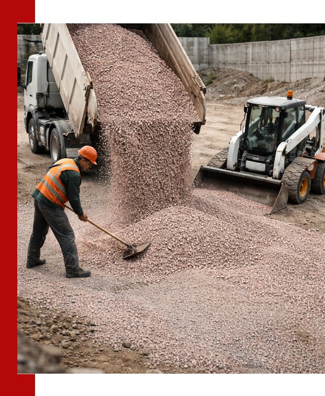 Крошка розовый гранит с доставкой в Арсеньеве от производителя