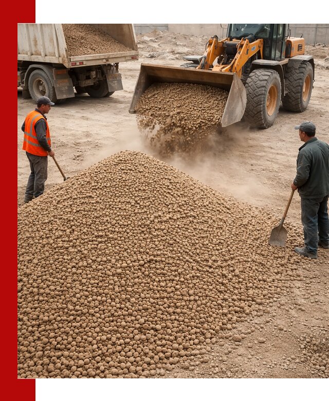 Керамзит фракция 10-20 с доставкой в Арсеньеве