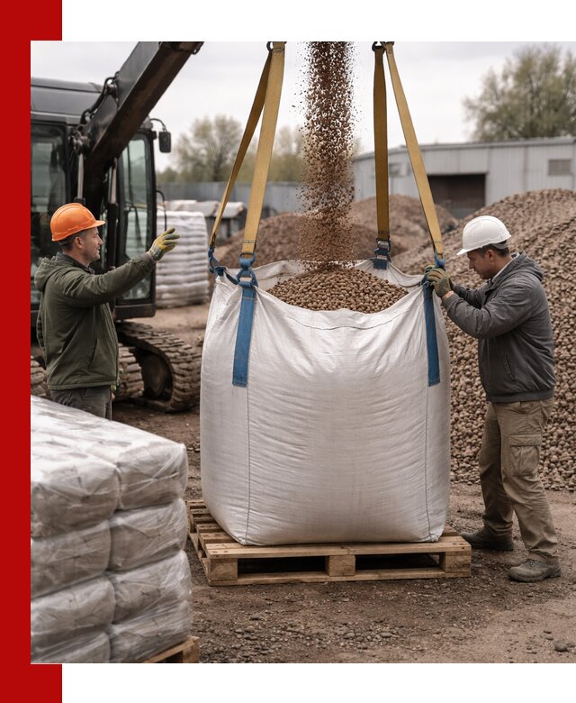 Керамзит в биг-бегах с доставкой в Арсеньеве