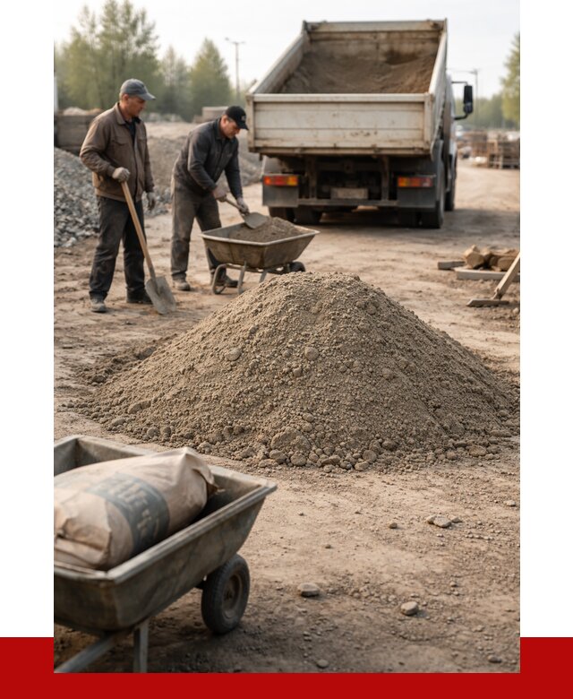 Цементно-песчаная смесь М150 в Арсеньеве от 4832 р. | ПРОНЕРУДРсн