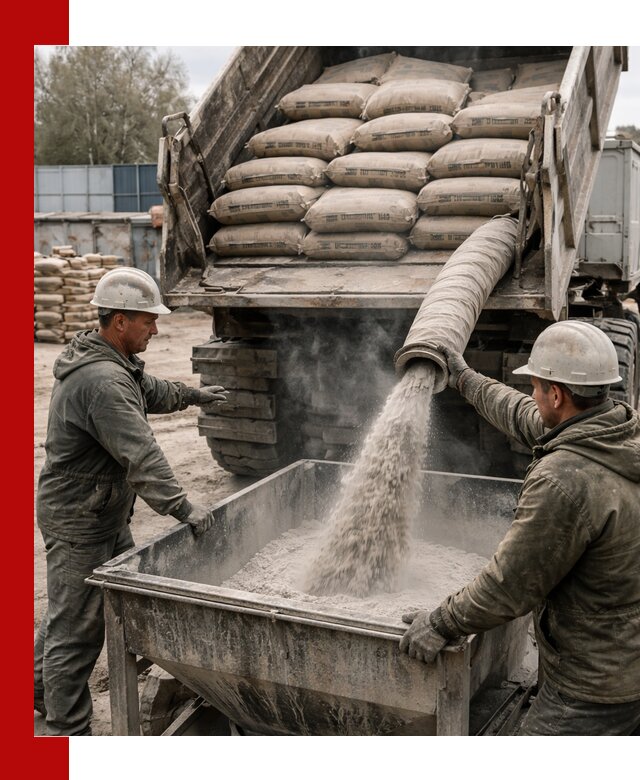 Доставка цемента М400 в Арсеньеве оптом и в розницу