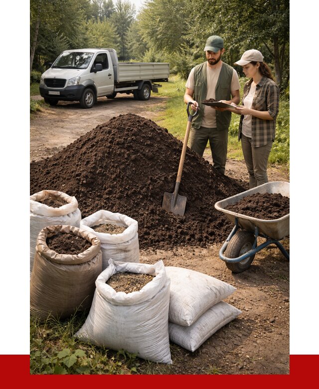 Купить грунт с доставкой в Арсеньеве от 4626 р. за м3 | ПРОНЕРУДРсн