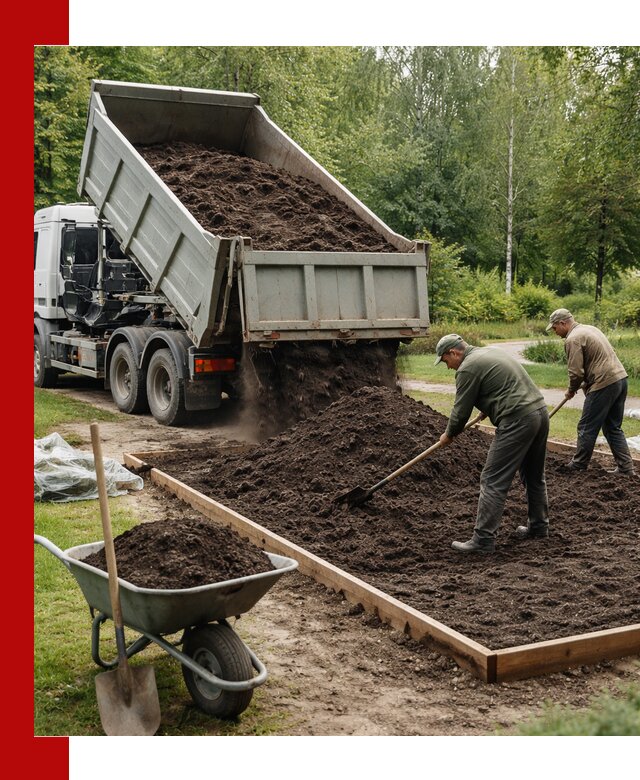 Доставка грунта для озеленения и благоустройства в Арсеньеве