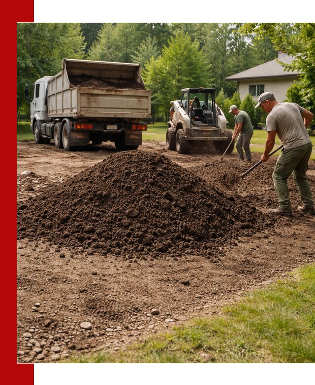 Доставка и укладка грунта для газона в Арсеньеве