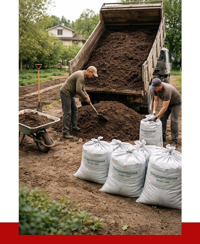 Плодородная смесь в Арсеньеве от 4318 р./куб с доставкой | ПРОНЕРУДРсн