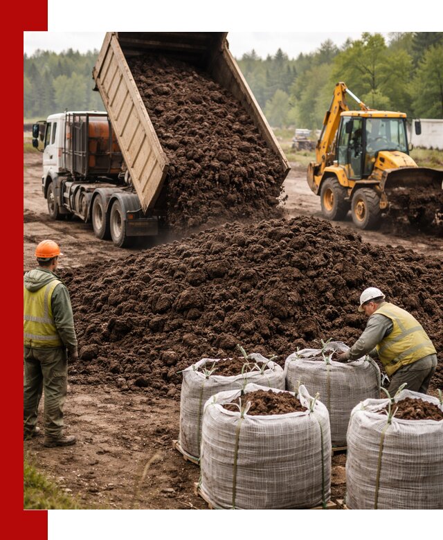 Доставка нейтрального торфа в Арсеньеве оптом и в розницу