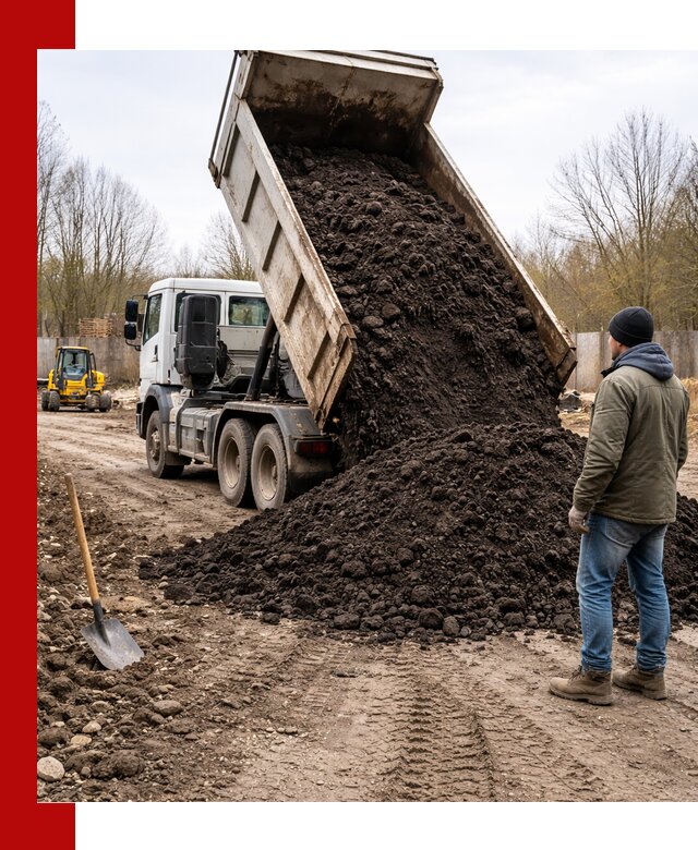 Доставка чернозема навалом в Арсеньеве быстро и выгодно