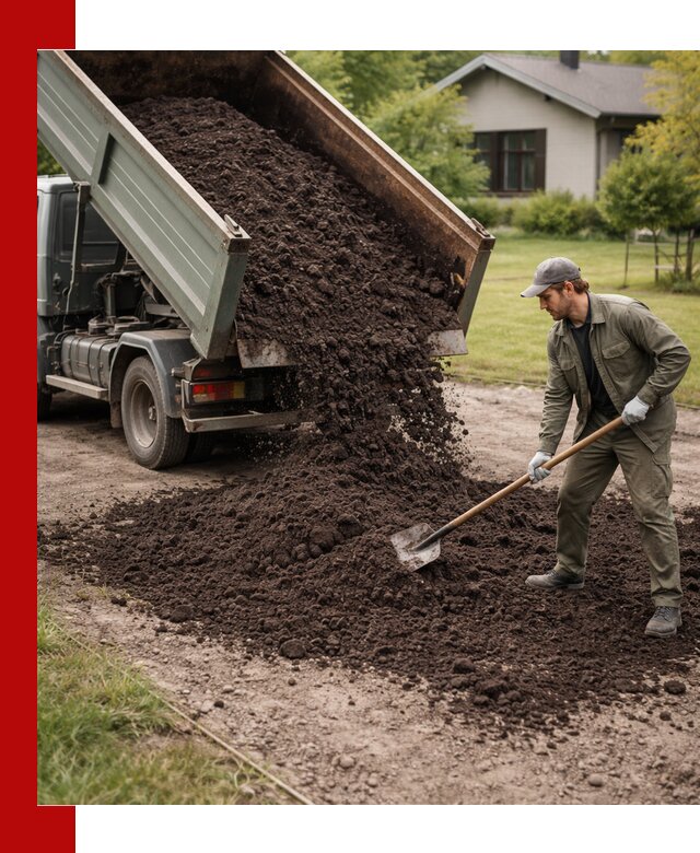 Чернозем для газона с доставкой в Арсеньеве быстро и качественно