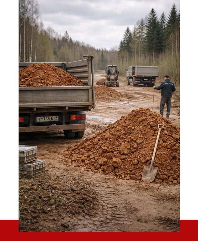 Глина и суглинки в Арсеньеве от 4626 р. за куб | ПРОНЕРУДРсн