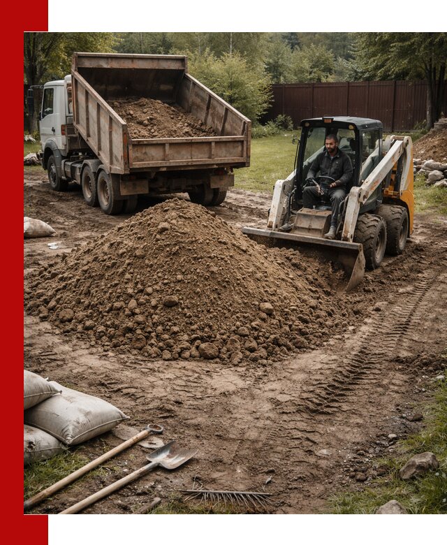 Суглинок для планировки участков в Арсеньеве с доставкой и выгрузкой