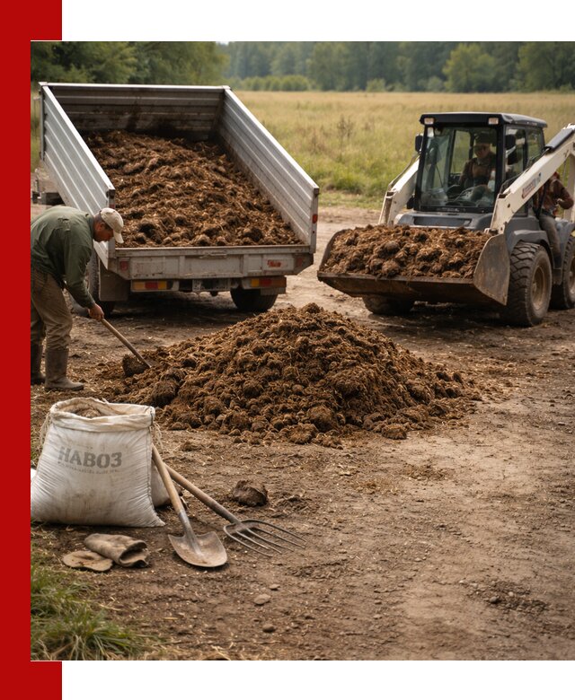 Доставка конского навоза в Арсеньеве с разгрузкой и доставкой на объект