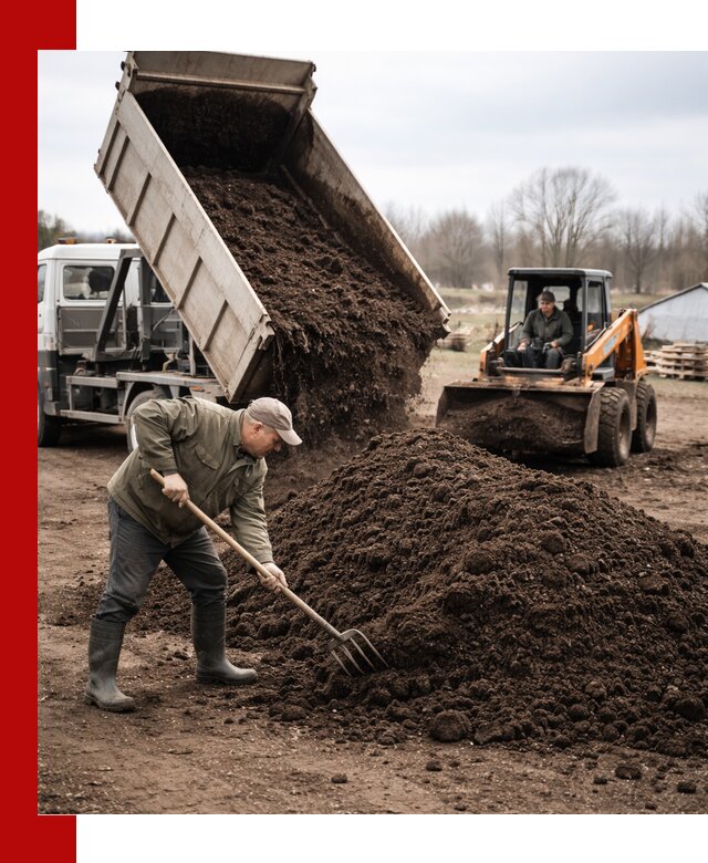 Доставка и продажа перегноя в Арсеньеве быстро и дешево
