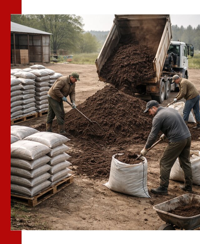 Доставка компоста оптом и в розницу в Арсеньеве