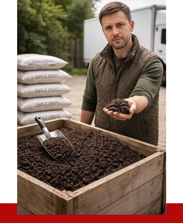 Купить биогумус в Арсеньеве с доставкой от 8738 р. за куб | ПРОНЕРУДРсн