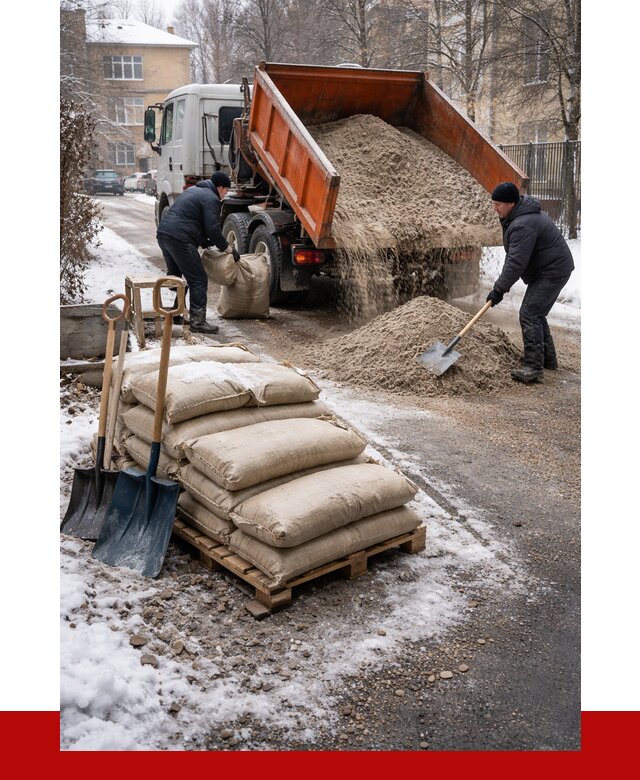 Противогололедные материалы оптом в Арсеньеве от 4318 р. | ПРОНЕРУДРсн